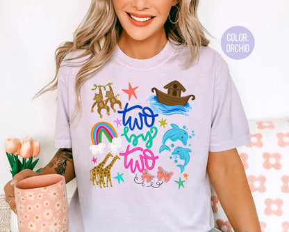 Comfort Colors Noah's Ark Shirts, Two By Two Shirt
