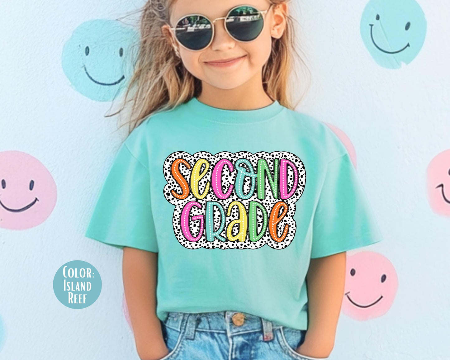 Comfort Colors Dalmatian Second Grade Shirt - Back to School Tee