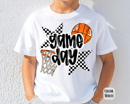 Comfort Colors Boys Basketball Game Day Shirt