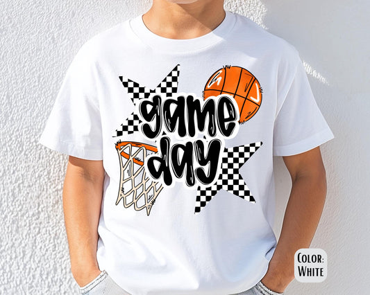 Comfort Colors Boys Basketball Game Day Shirt