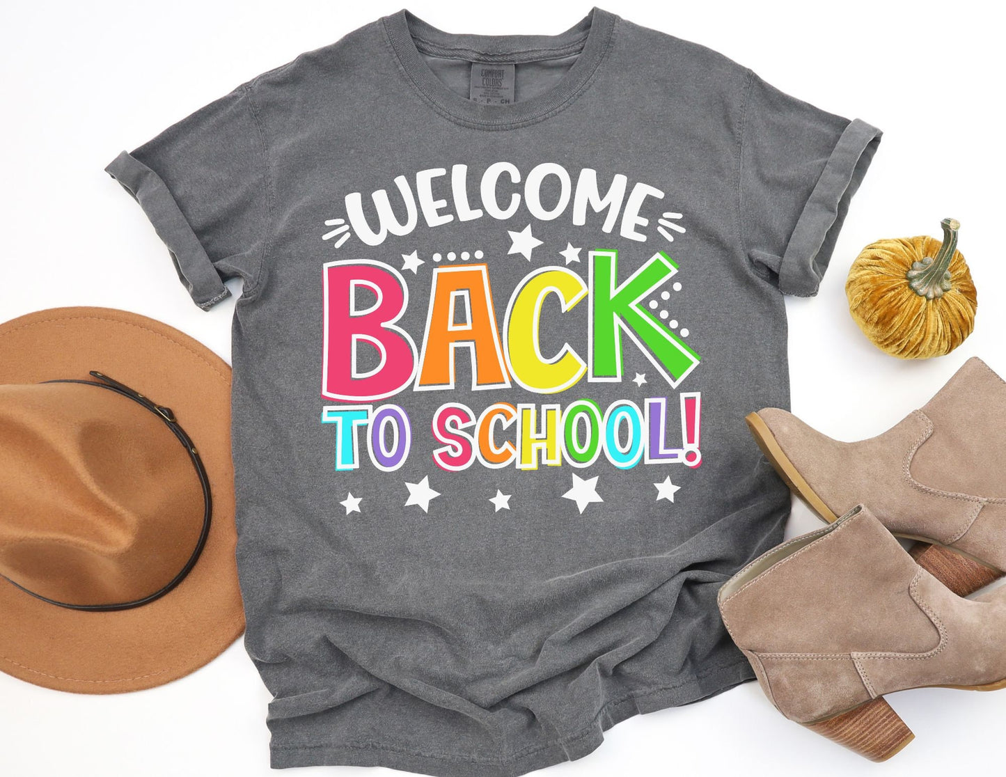 Comfort Colors Back to School Teacher Shirt: Soft Cotton Tee