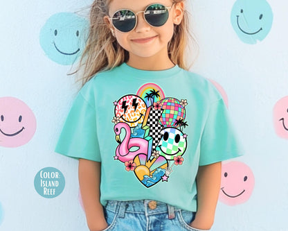 Comfort Colors Retro Summer Shirt: Matching Mom and Daughter Tees