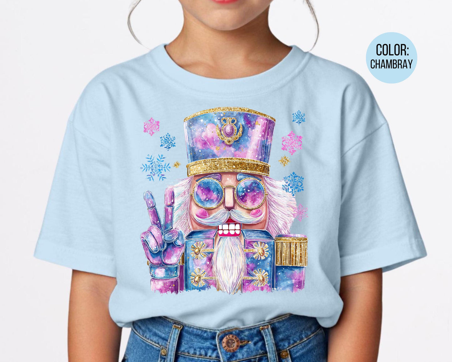 Comfort Colors Funny Pastel Nutcracker Shirt - Nutcracker Christmas Tee