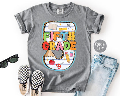 Comfort Colors 5th Grade Pencil Shirt - Back to School