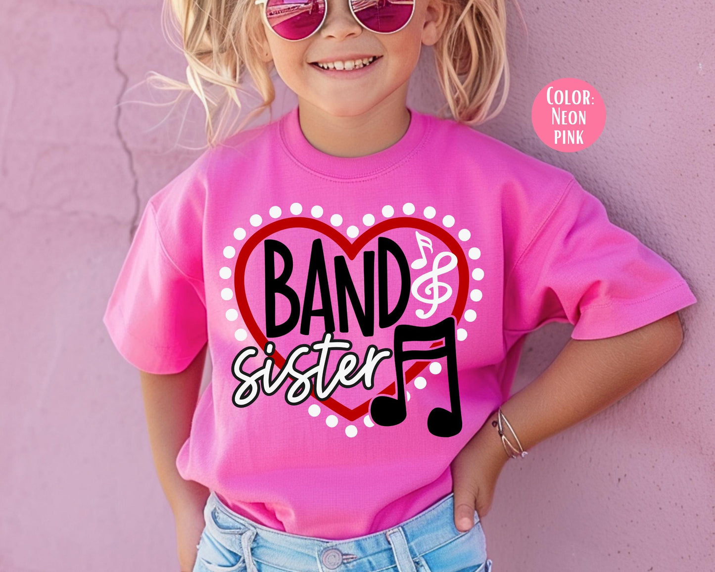 Comfort Colors® Band Sister Shirt, Marching Band Sister Shirt, Little Sister Shirt