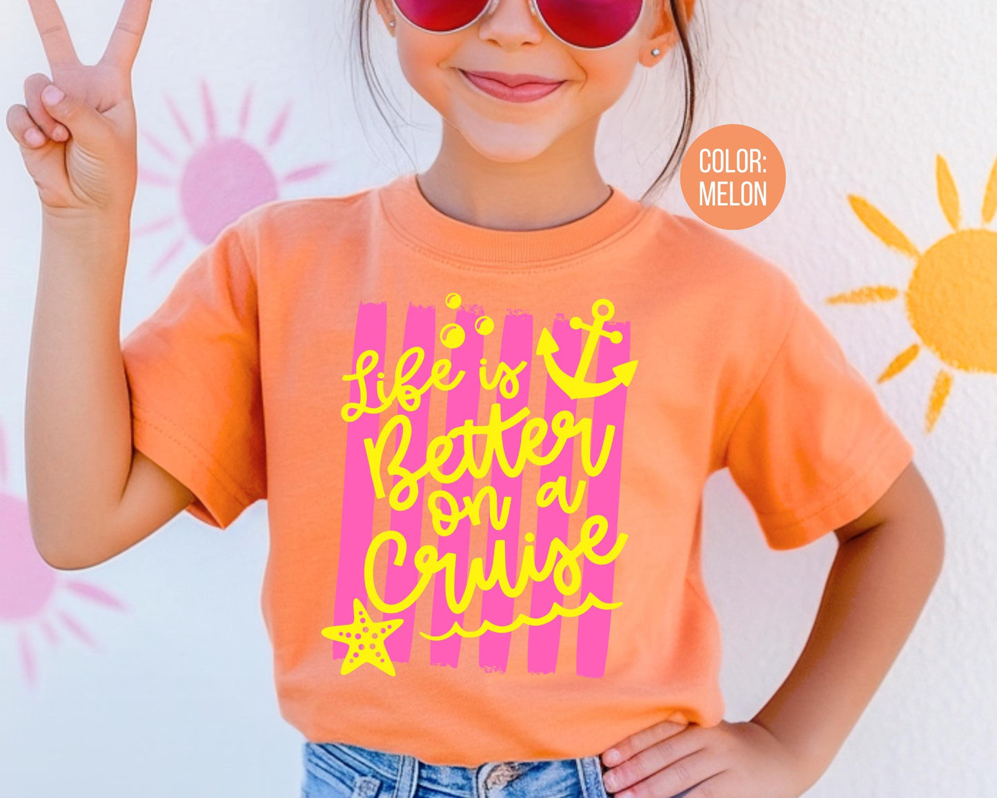 Comfort Colors Life is Better On A Cruise Shirt, Family Cruise Shirts