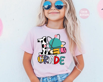 Comfort Colors Kids First Grade Shirt: Back to School Tee