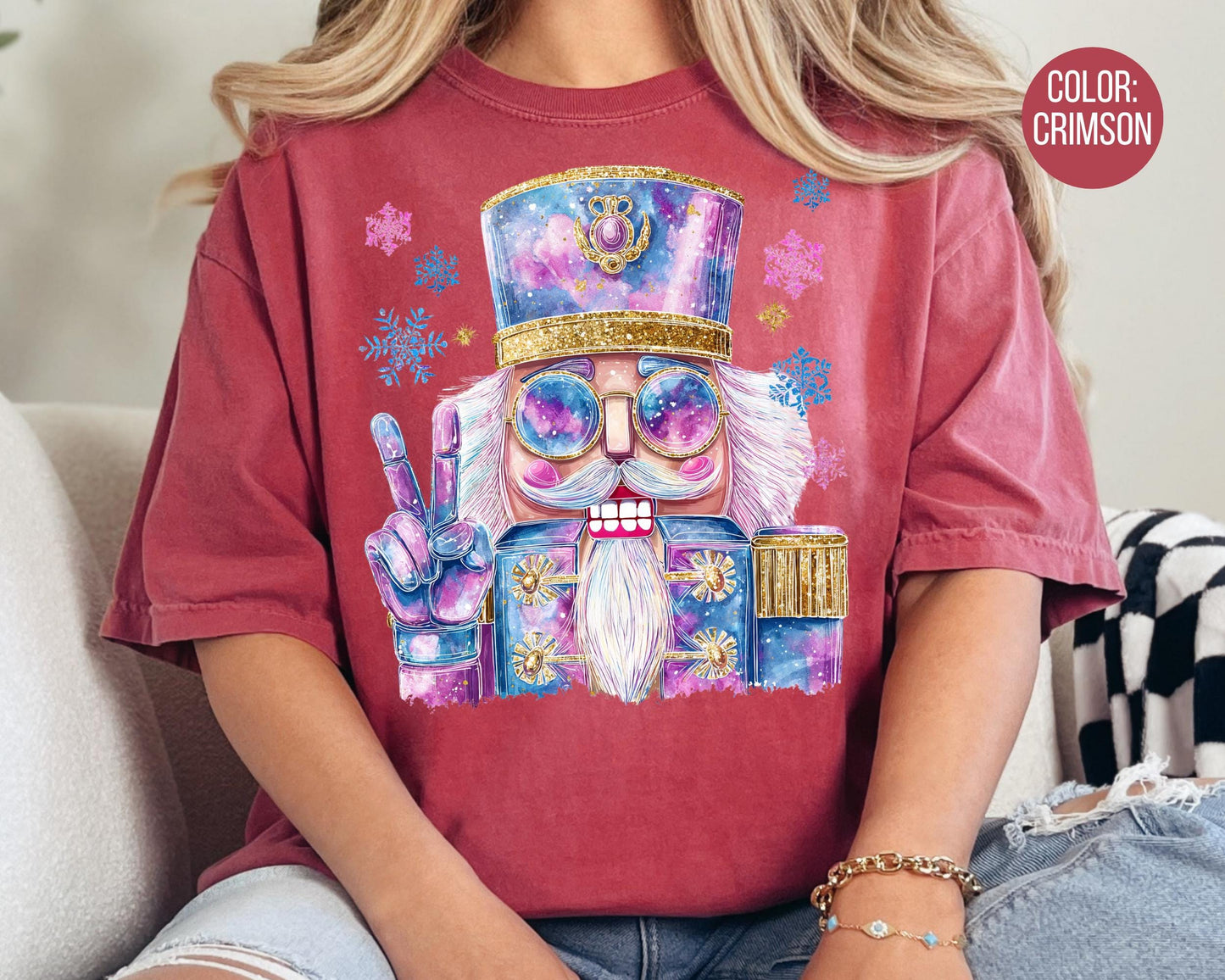 Comfort Colors Funny Pastel Nutcracker Shirt - Nutcracker Christmas Tee