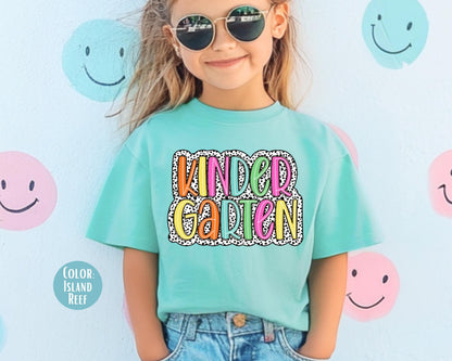 Comfort Colors Dalmatian Kindergarten Shirt - Back to School Tee