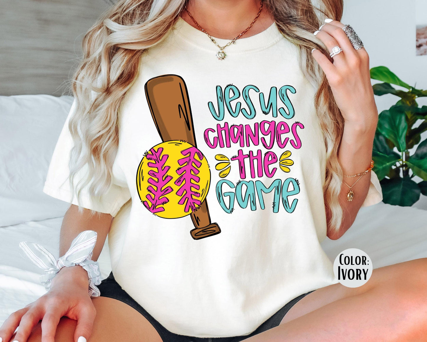 Comfort Colors Softball Mom Shirt: Christian Sports Tee