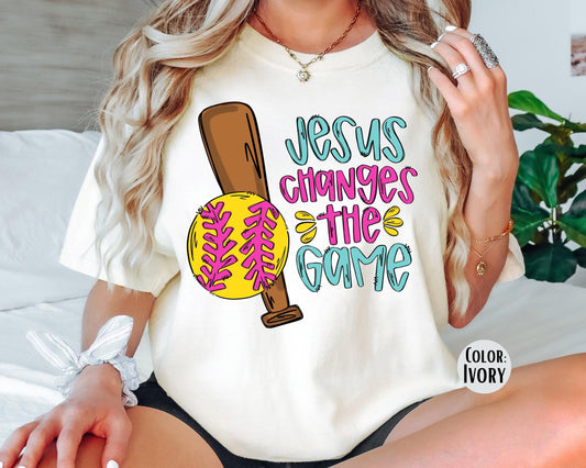 Comfort Colors Softball Mom Shirt: Christian Sports Tee