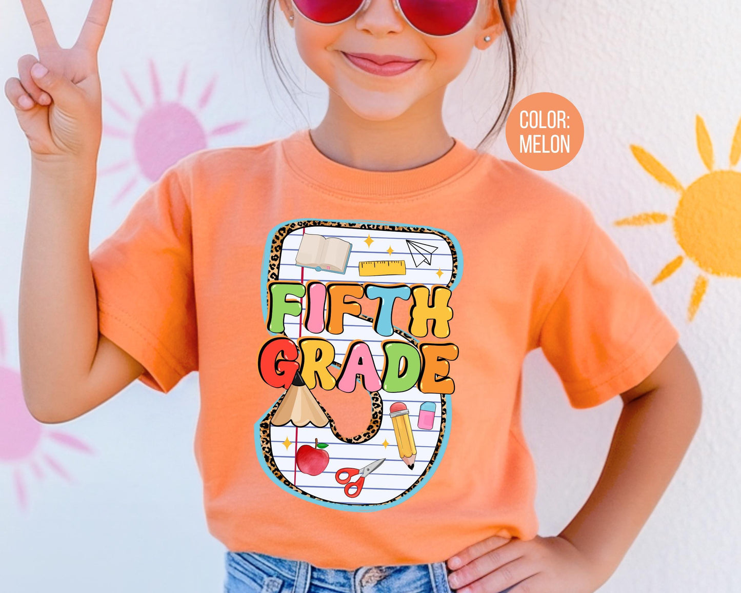 Comfort Colors 5th Grade Pencil Shirt - Back to School