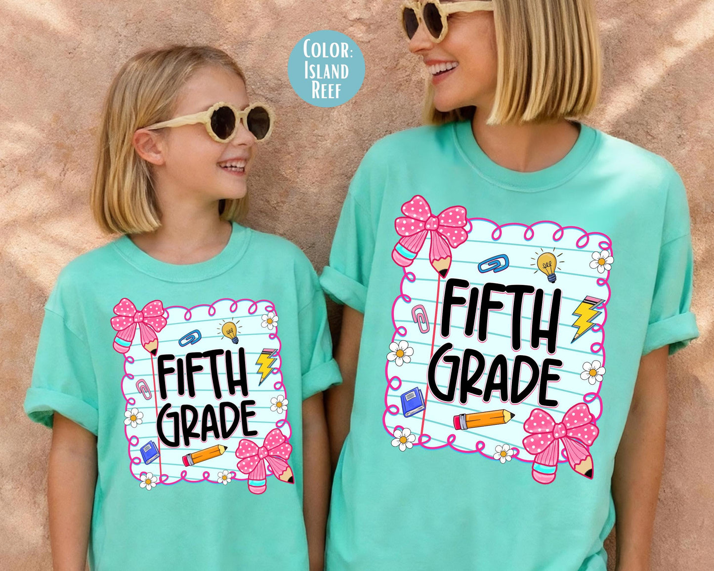 Comfort Colors® Coquette Fifth Grade Shirt, 5th Grade Teacher Shirts