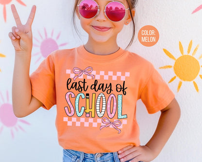 Comfort Colors Last Day of School Shirt - Kids End of Year Tee