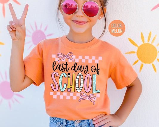 Comfort Colors Last Day of School Shirt - Kids End of Year Tee