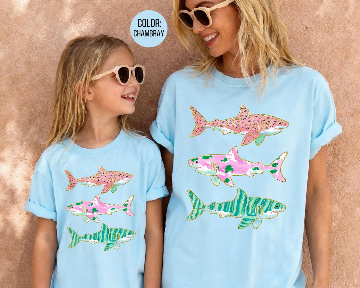 Comfort Colors® Preppy Shark Shirt, Shark Week Shirts