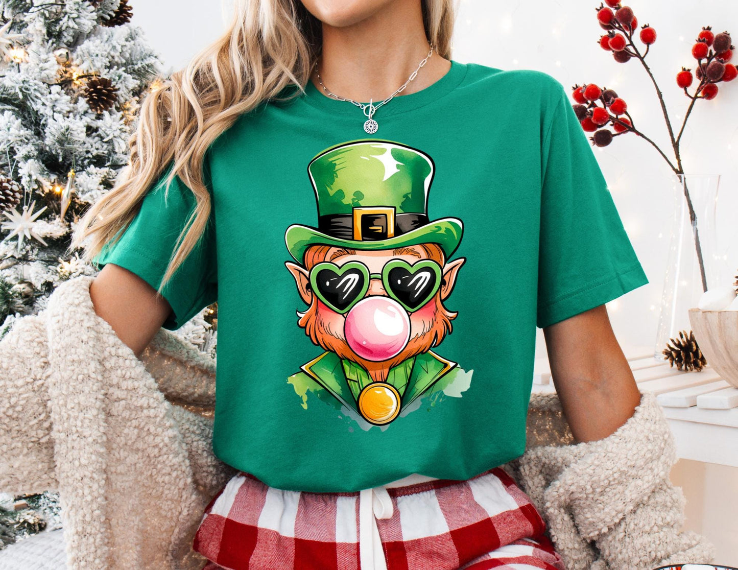 Comfort Colors Leprechaun Bubblegum Shirt - St Patricks Day Tee
