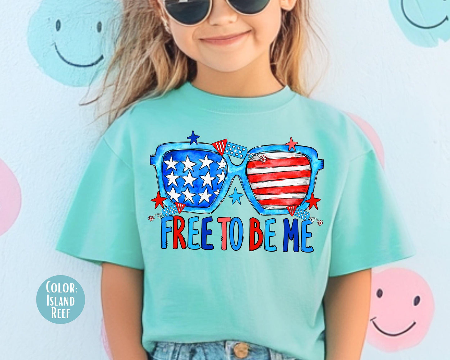Comfort Colors Free To Be Me Shirt, 4th of July Shirts
