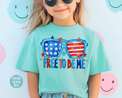 Comfort Colors Free To Be Me Shirt, 4th of July Shirts