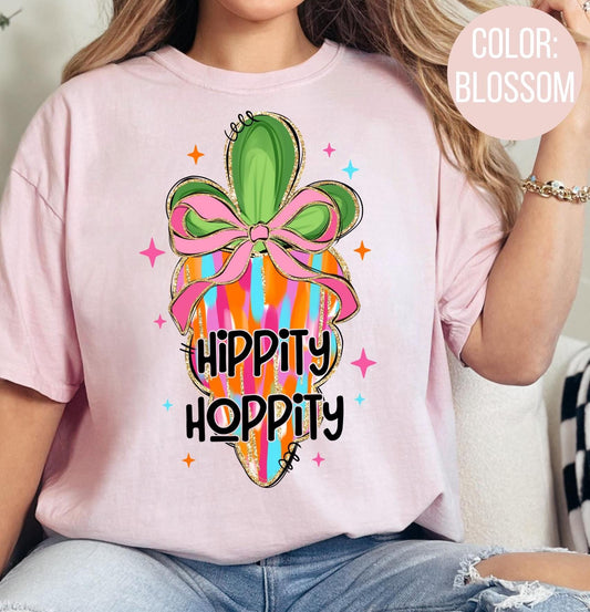 Comfort Colors Hippity Hoppity Carrot Easter Shirt