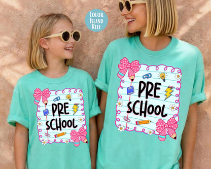 Comfort Colors® Coquette Preschool Shirt, Pre-School Teacher Shirts