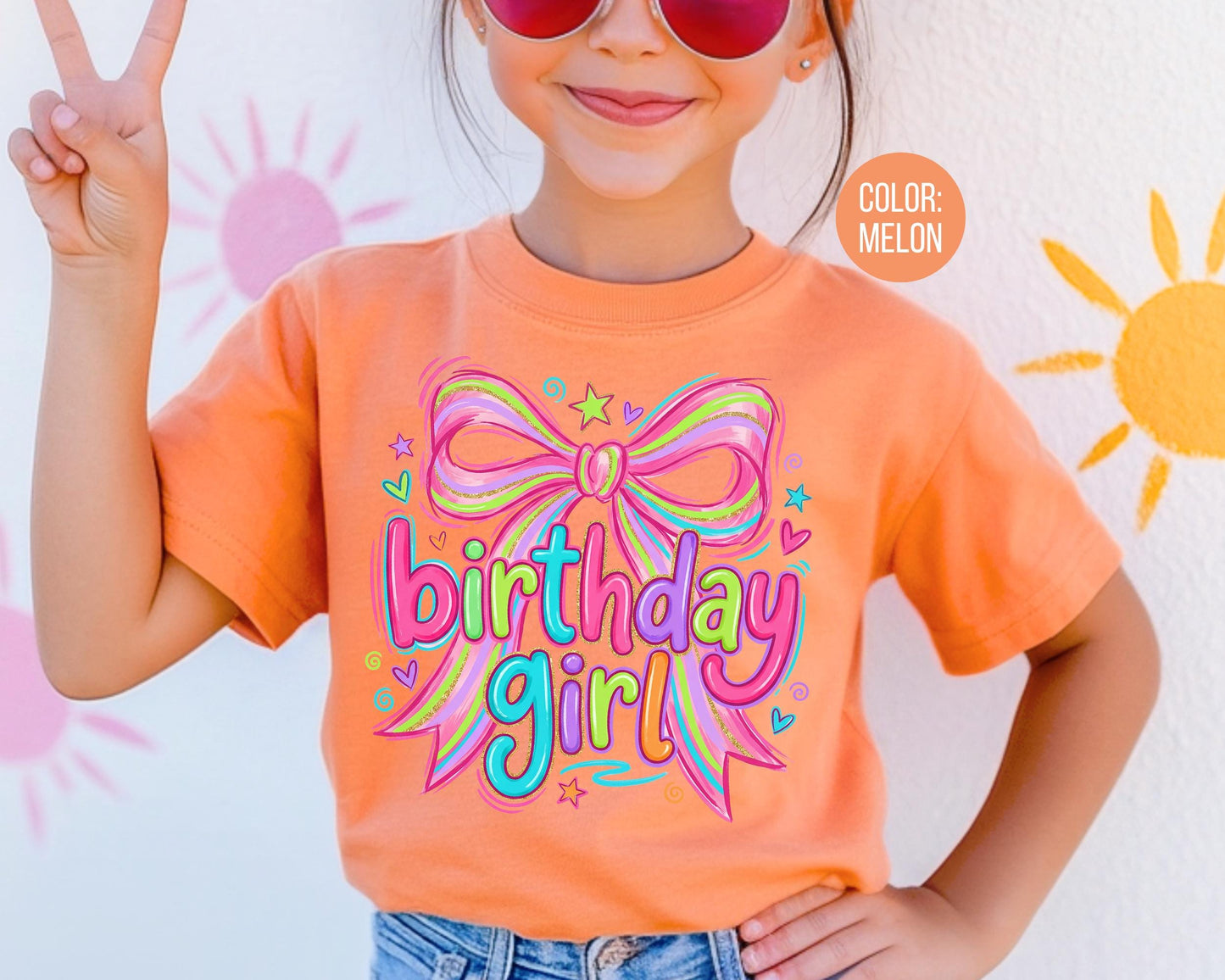 Comfort Colors Coquette Birthday Girl Shirt, Girls Birthday Shirts