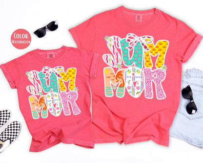 Comfort Colors® Preppy Summer Shirt, Girls Summer Shirts