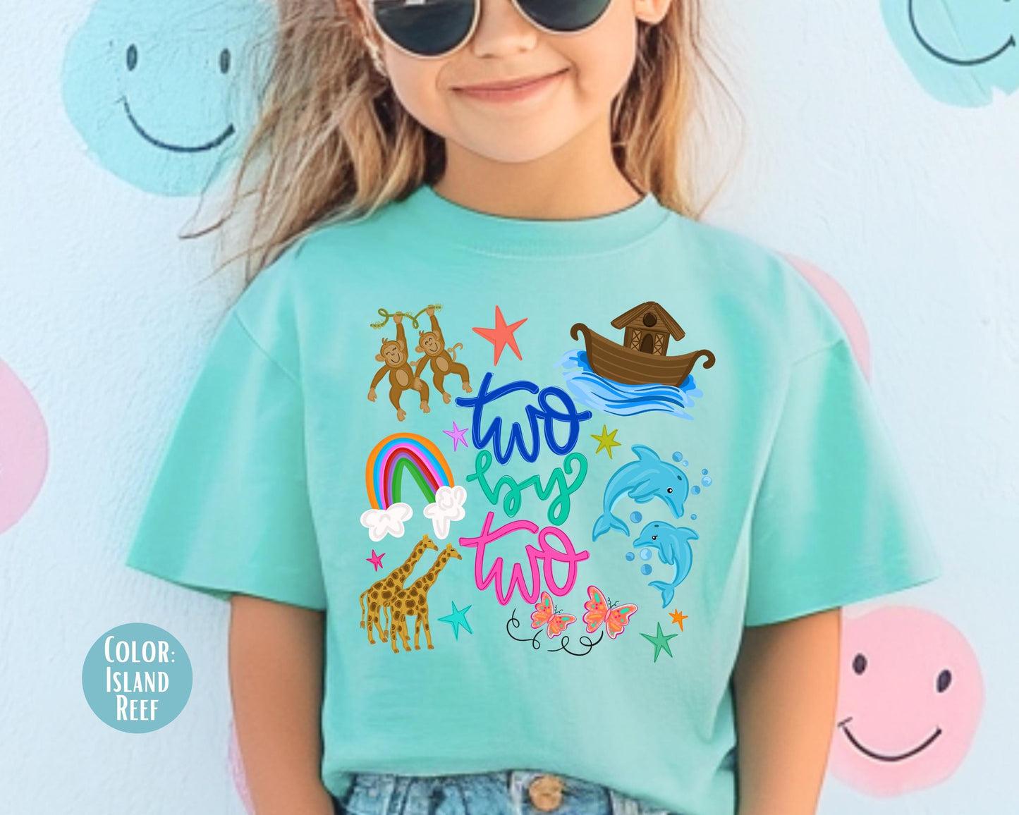 Comfort Colors Noah's Ark Shirts, Two By Two Shirt