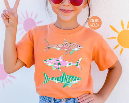 Comfort Colors® Preppy Shark Shirt, Shark Week Shirts