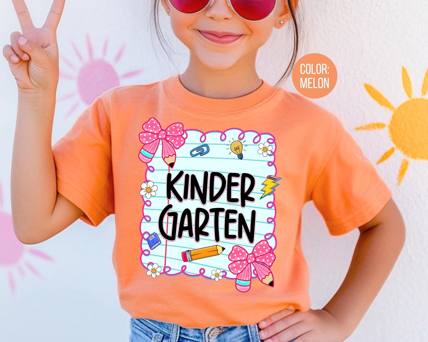 Comfort Colors® Coquette Kindergarten Shirt, Kindergarten Teacher Shirts