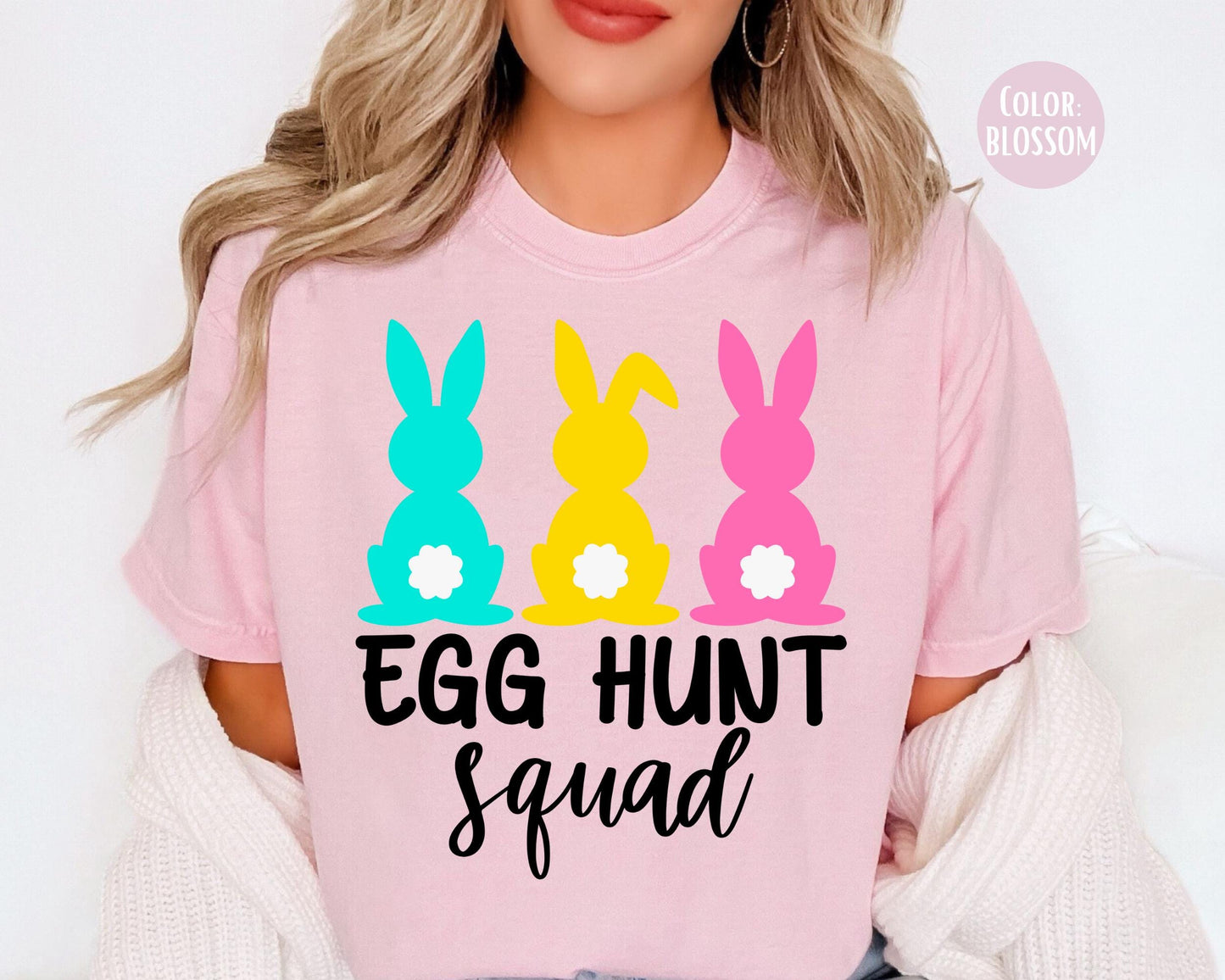Comfort Colors® Egg Hunt Squad Shirt, Matching Easter Egg Hunting Shirts