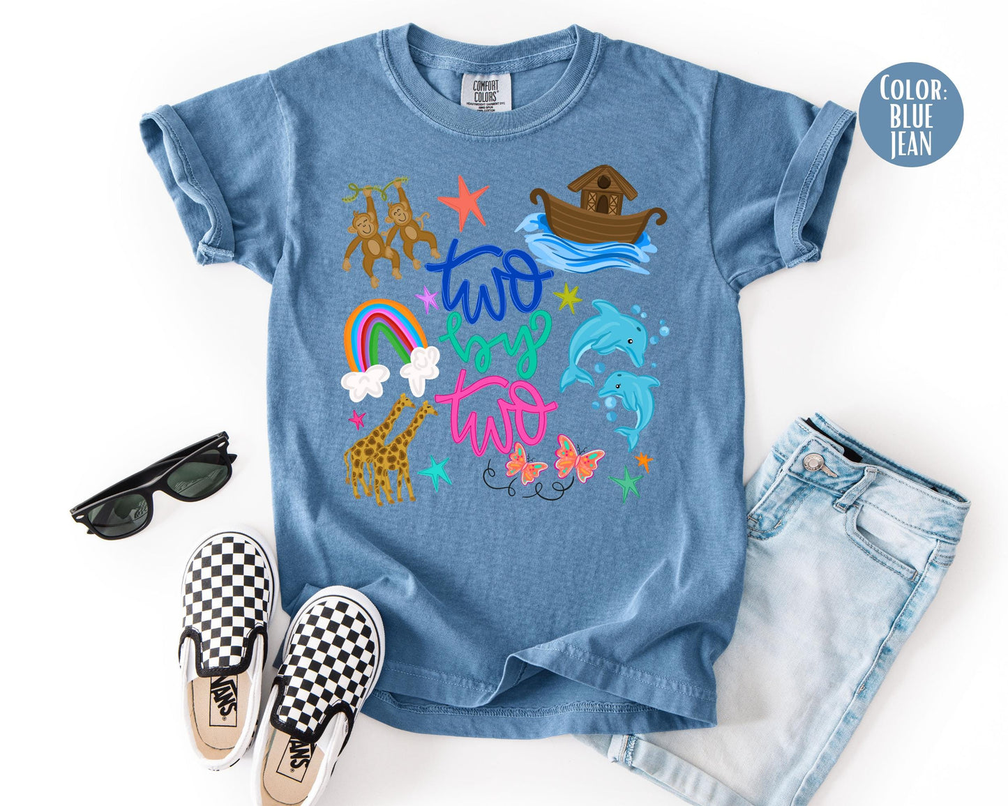 Comfort Colors Noah's Ark Shirts, Two By Two Shirt