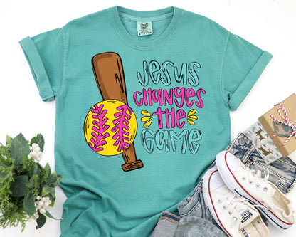Comfort Colors Softball Mom Shirt: Christian Sports Tee