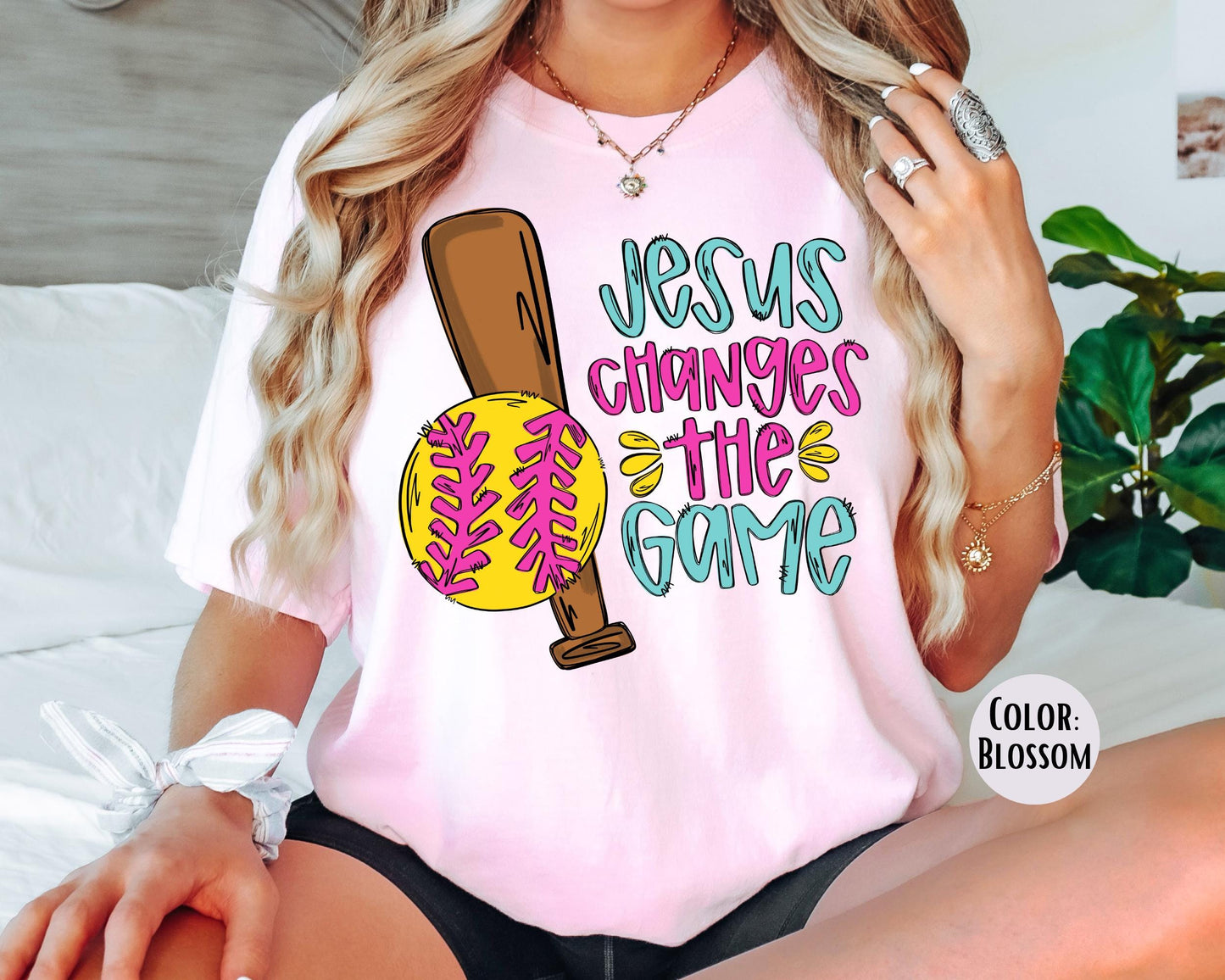 Comfort Colors Softball Mom Shirt: Christian Sports Tee