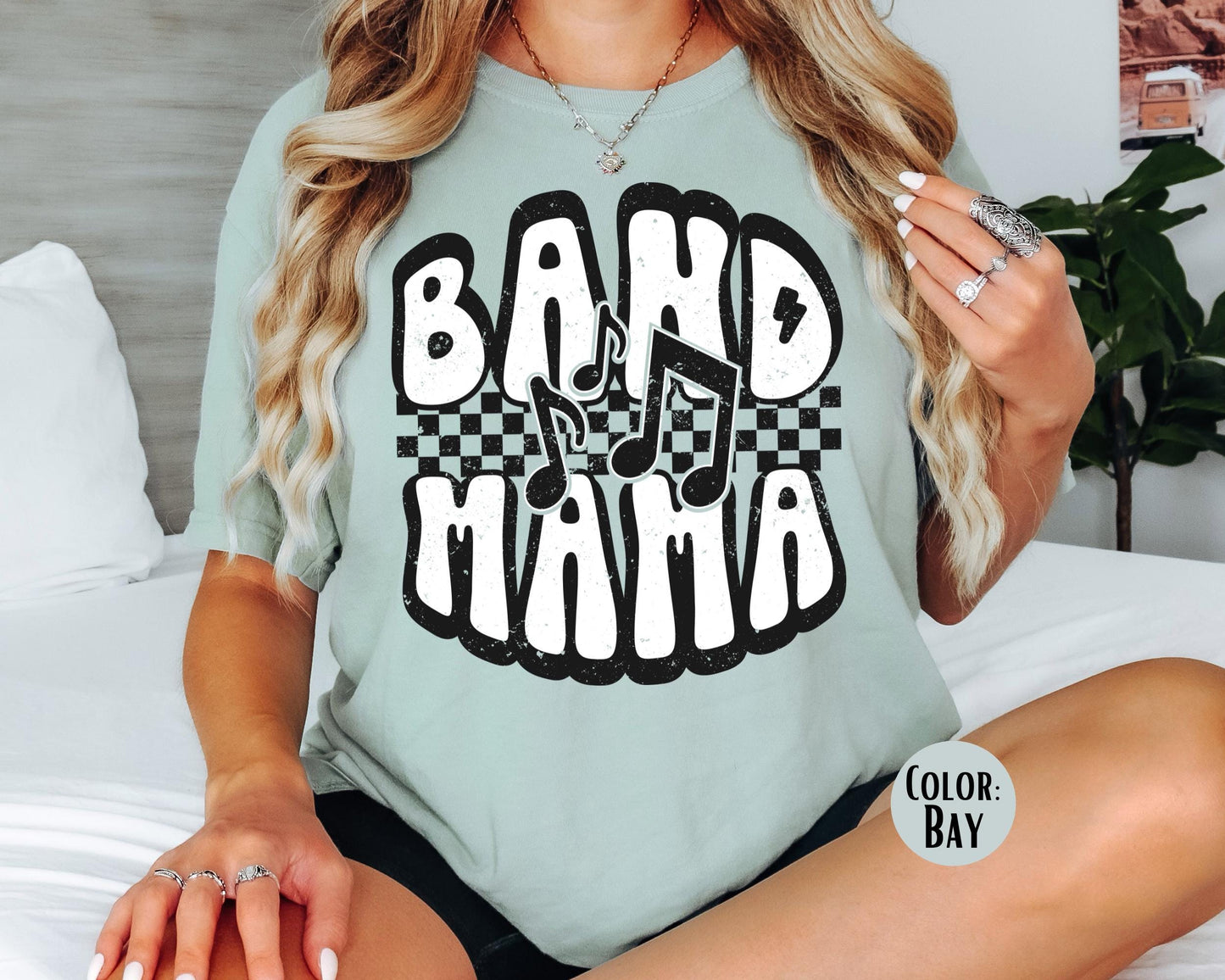 Comfort Colors Band Mama Shirt: Marching Band Mom Tee