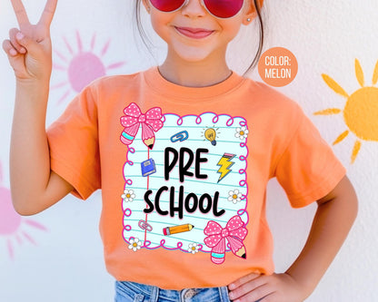 Comfort Colors® Coquette Preschool Shirt, Pre-School Teacher Shirts