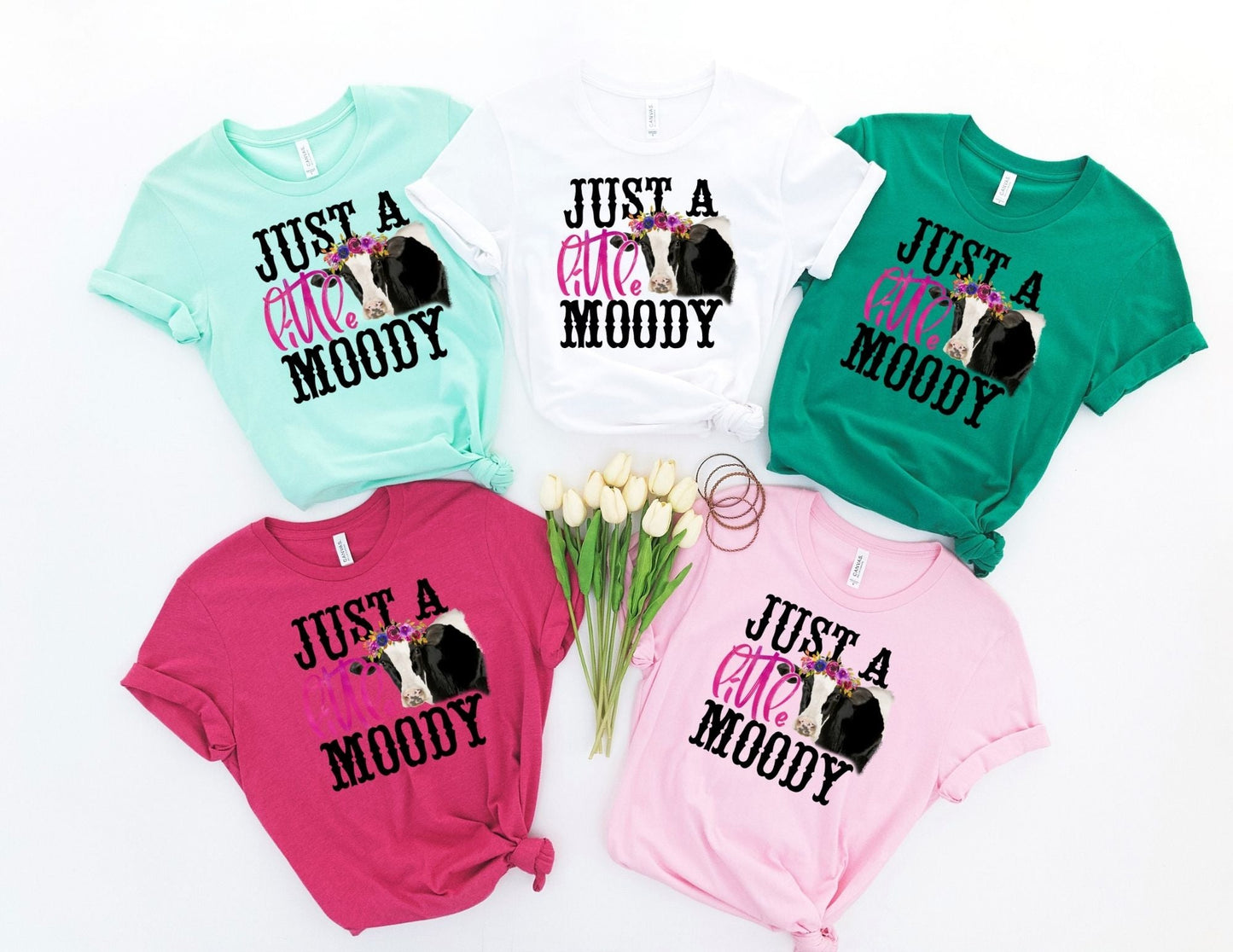 Just a Little Moody Cow Shirt - Funny Shirt