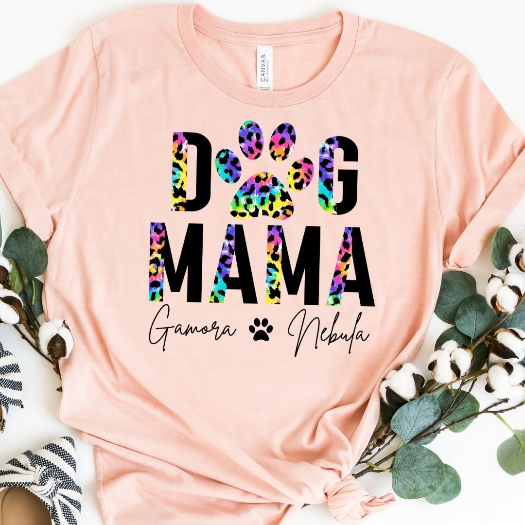 Custom Dog Mama Shirt - Dog Mom Shirt