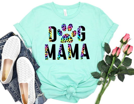 Dog Mama Leopard Shirt