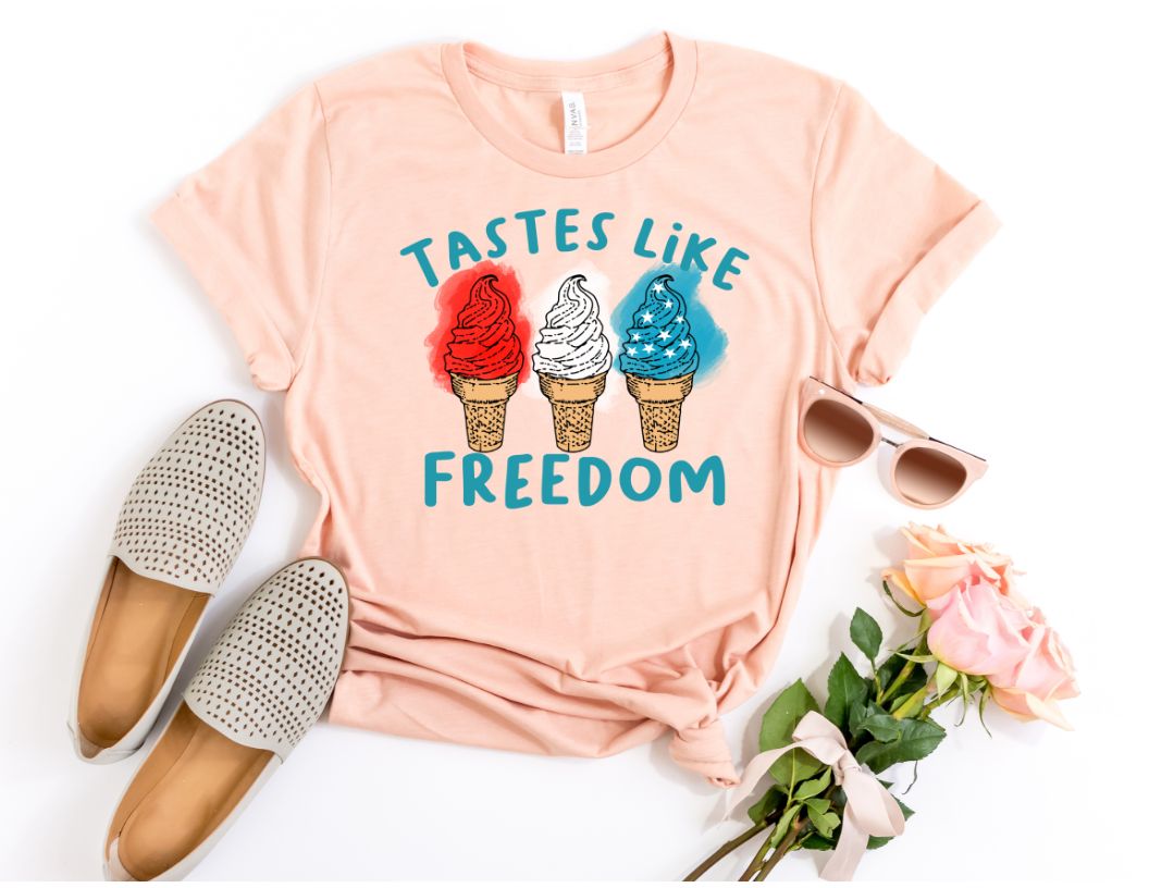 Tastes Like Freedom Shirt - Fourth of July Shirt