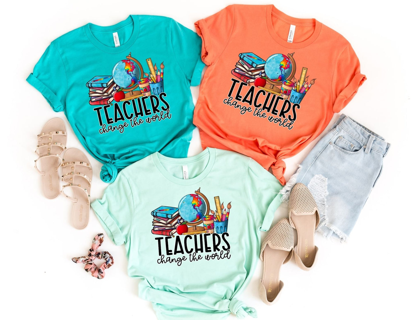 Teachers Change the World Shirt - Teacher Shirt