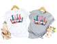 4th of July Gnomes Shirt - Mommy and Me Shirts