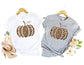 Leopard Pumpkin Fall Shirt - Mommy and Me Shirts