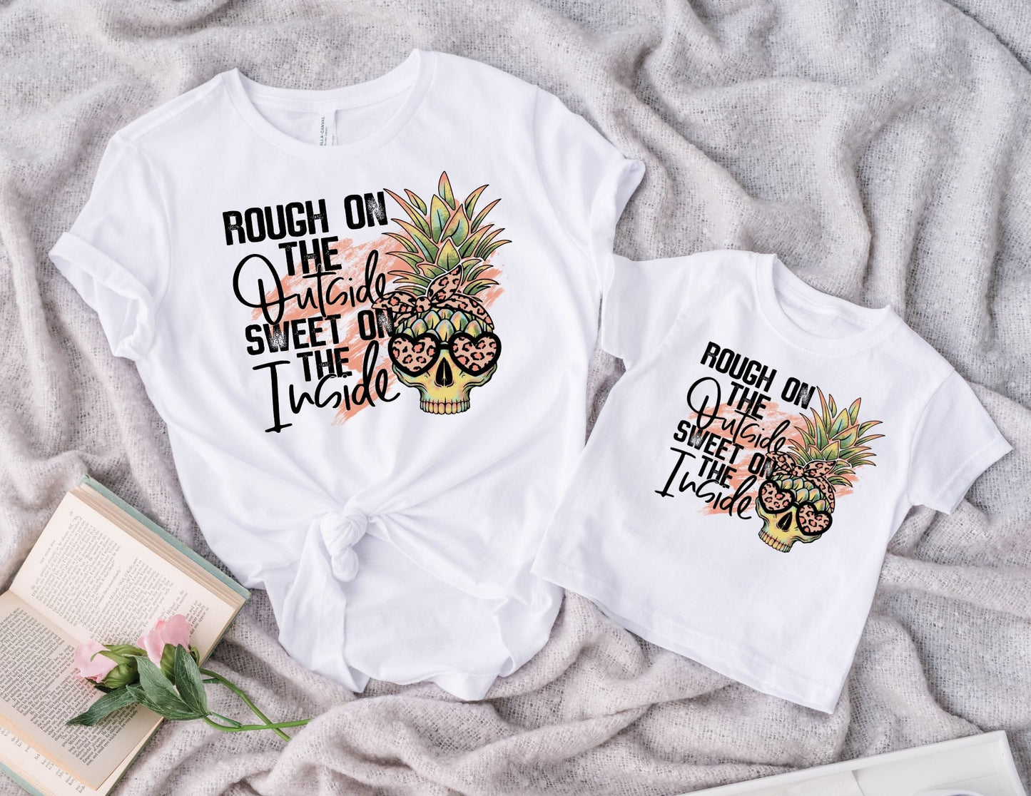 Rough on the Outside Sweet on the Inside Shirt - Mommy and Me Shirts