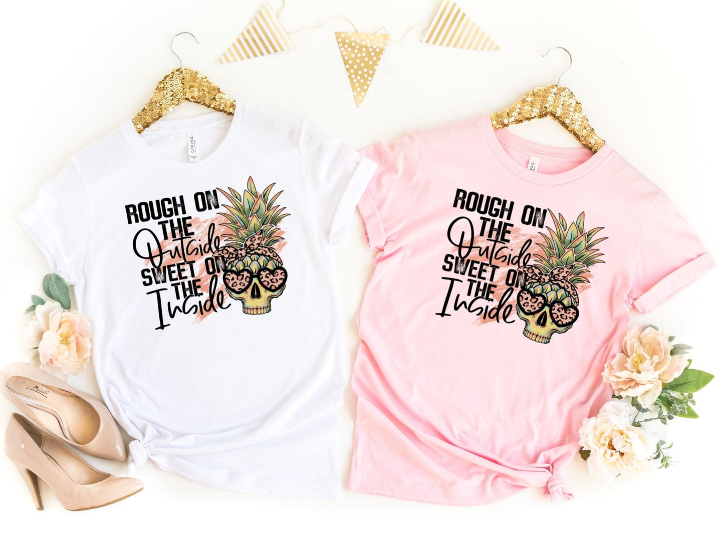 Rough on the Outside Sweet on the Inside Shirt - Mommy and Me Shirts