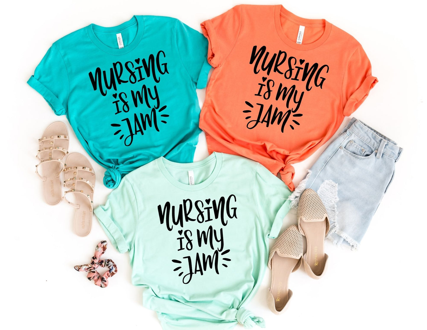 Nursing is my Jam Shirt - Nurse Shirt