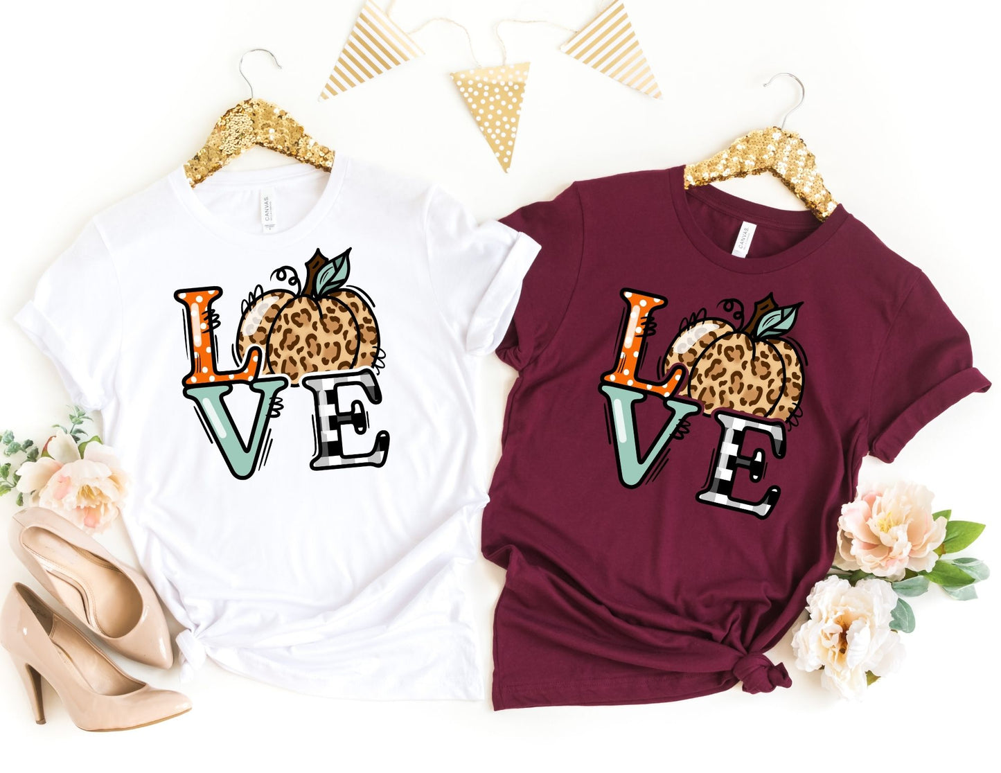 Love Fall Pumpkin Shirt - Fall Shirt