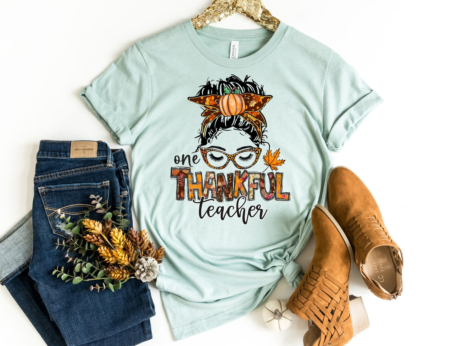 One Thankful Teacher Shirt - Fall Teacher Shirt