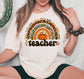 Teacher Fall Rainbow Shirt - Fall Teacher Shirt