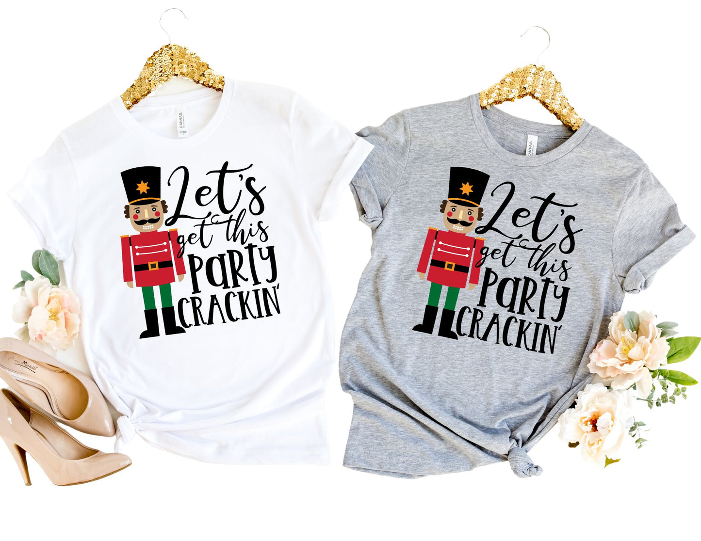 Let's Get This Party Crackin Shirt - Christmas Shirt